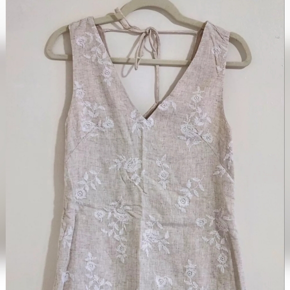 Abercrombie & Fitch Floral Linen Dress - Picture 2 of 2